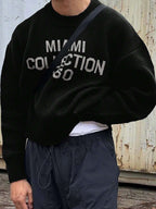 Sem | Men's Knitted Round Neck Jumper in American Street Style