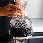 Stylish Rotating Crystal Carafe