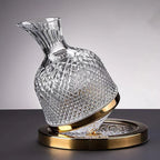 Stylish Rotating Crystal Carafe