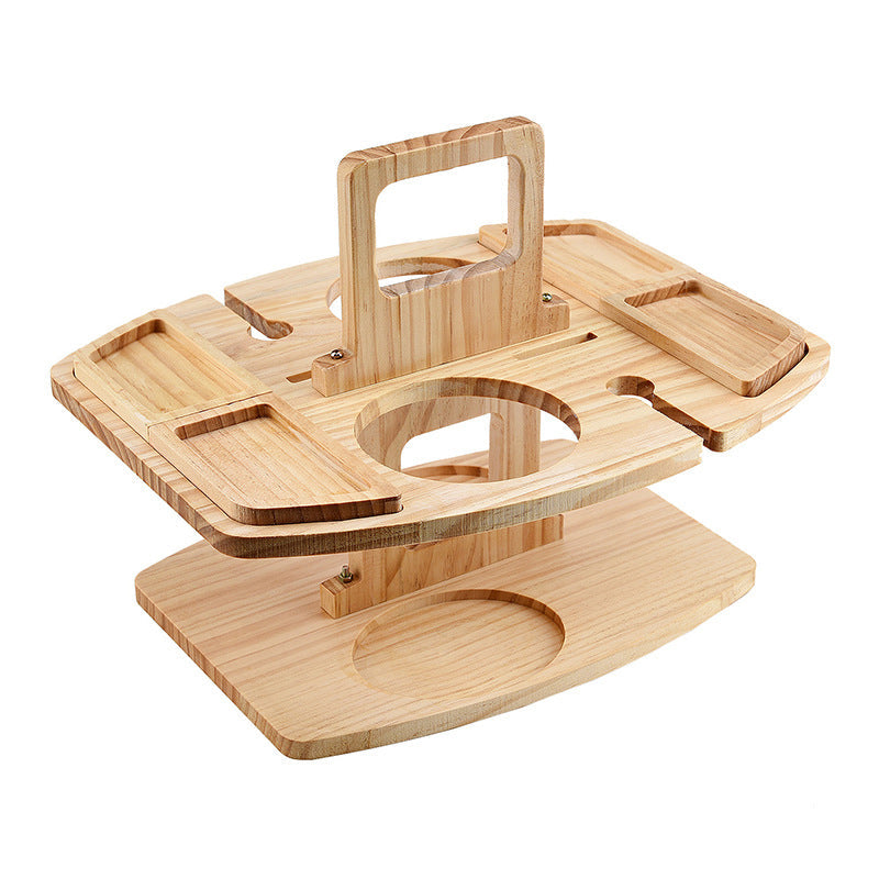 Chic Wooden Wine Tray – Ideal for Every Celebration