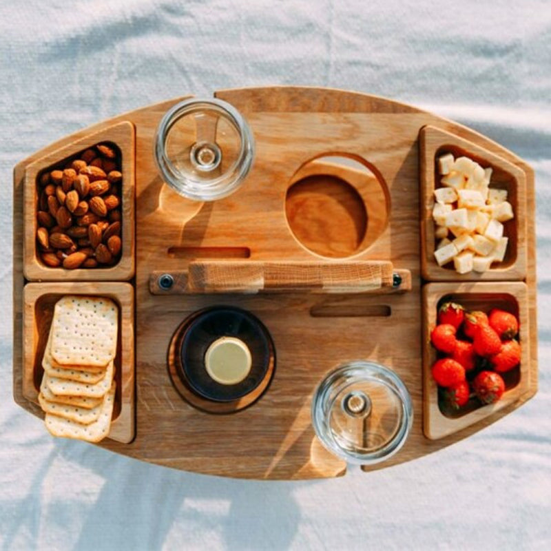 Chic Wooden Wine Tray – Ideal for Every Celebration
