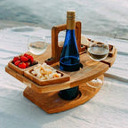 Chic Wooden Wine Tray – Ideal for Every Celebration