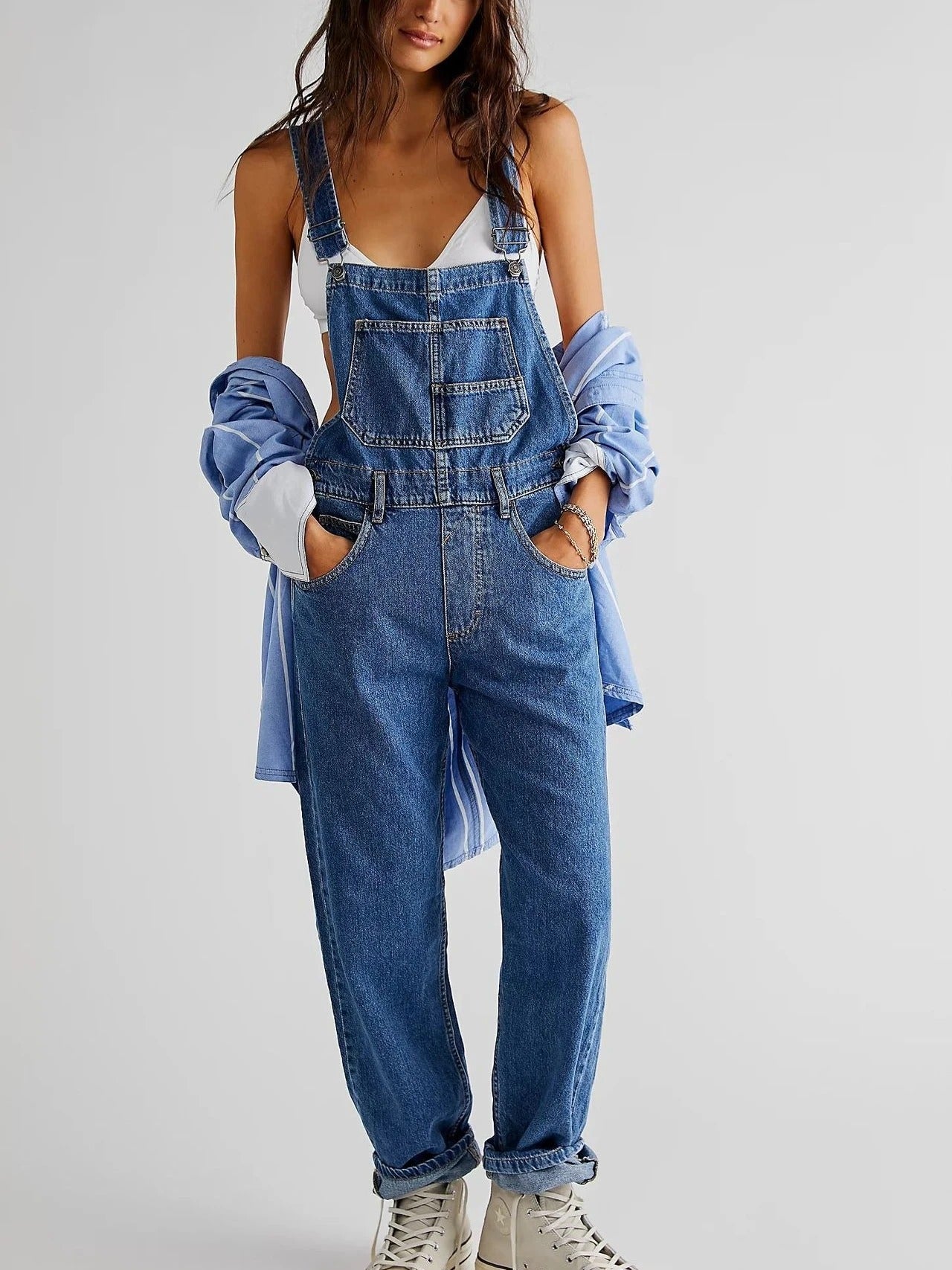 Anika - Women's Denim Overalls