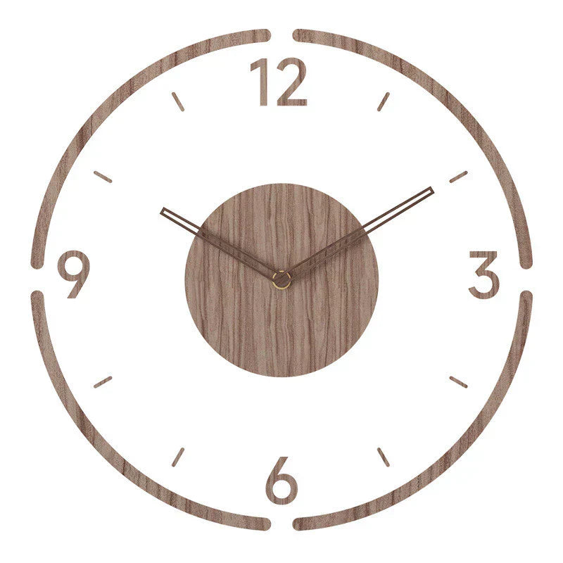 Timeless Scandinavian Charm: Wooden Clock Design