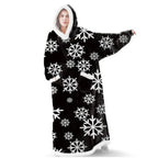 Oversized Sleeved Blanket Robe with Head Opening