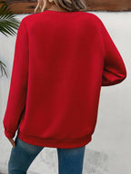 Sophie | Heart Print Casual Sweatshirt