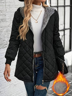 Sophie | Women's Geometric Patterned Puffer Jacket