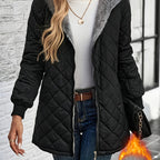 Sophie | Women's Geometric Patterned Puffer Jacket