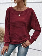 Sophie | Simple Casual Pullover with Round Neck and Flared Sleeves