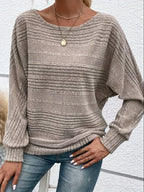 Sophie | Simple Casual Pullover with Round Neck and Flared Sleeves