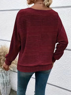 Sophie | Simple Casual Pullover with Round Neck and Flared Sleeves