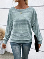 Sophie | Simple Casual Pullover with Round Neck and Flared Sleeves