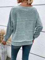 Sophie | Simple Casual Pullover with Round Neck and Flared Sleeves