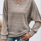 Sophie | Simple Casual Pullover with Round Neck and Flared Sleeves