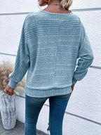 Sophie | Solid Color Long Sleeve Round Neck Sweater