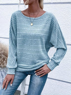 Sophie | Solid Color Long Sleeve Round Neck Sweater