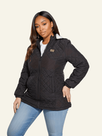 Sophie | Plus Size Elegant Quilted Hooded Coat