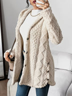 Sophie | Cozy Teddy Hoodie Coat