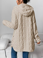Sophie | Cozy Teddy Hoodie Coat
