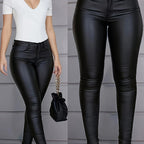 Sophie | High-Waisted Coated Skinny Jeans