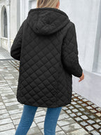 Sophie | Quilted Puffy Jacket with Zipper and Faux Fur Lining
