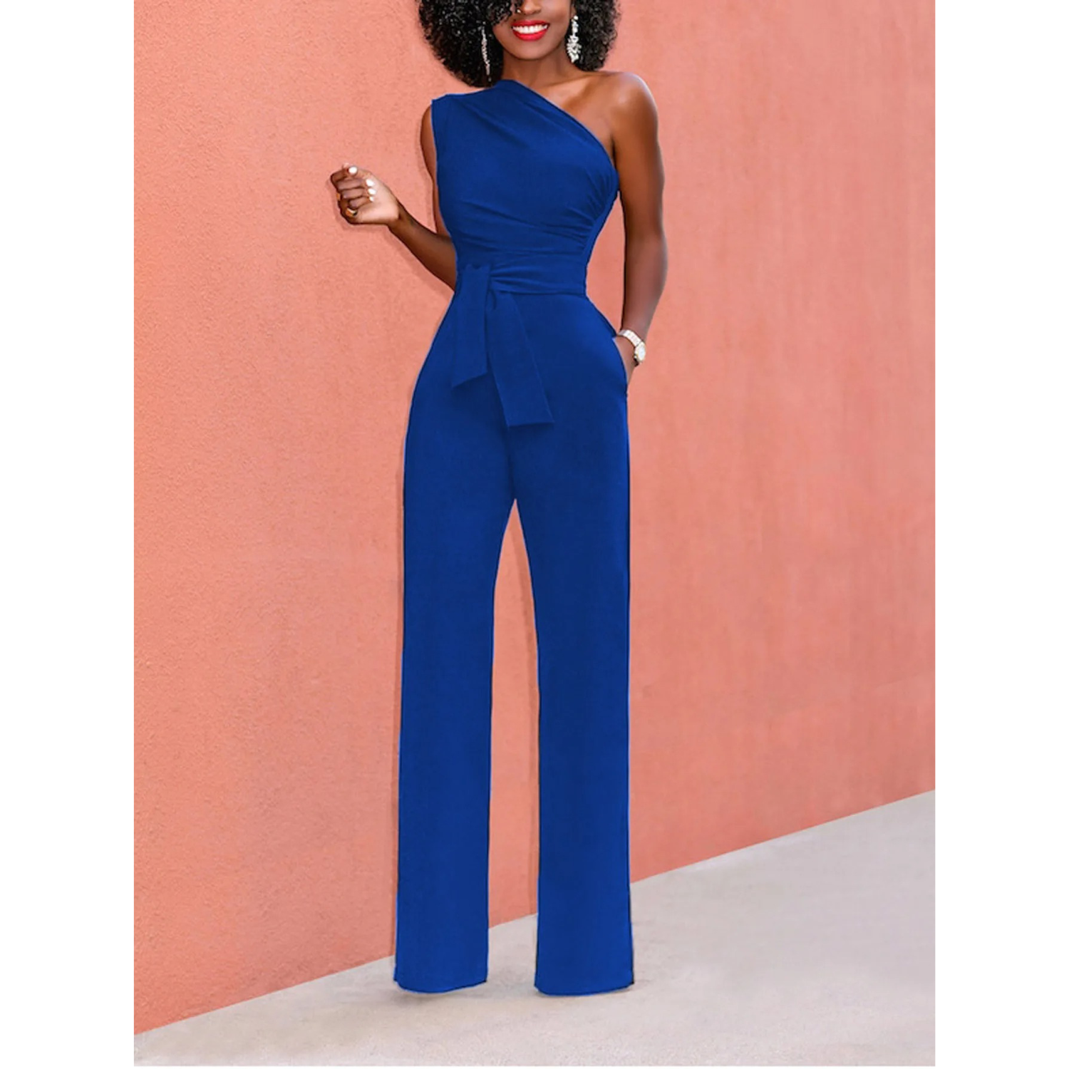 Sophie | Wide-Leg Short Sleeve Jumpsuit