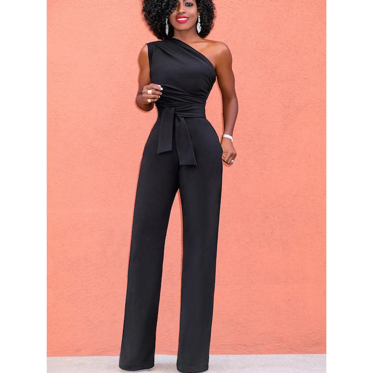 Sophie | Wide-Leg Short Sleeve Jumpsuit