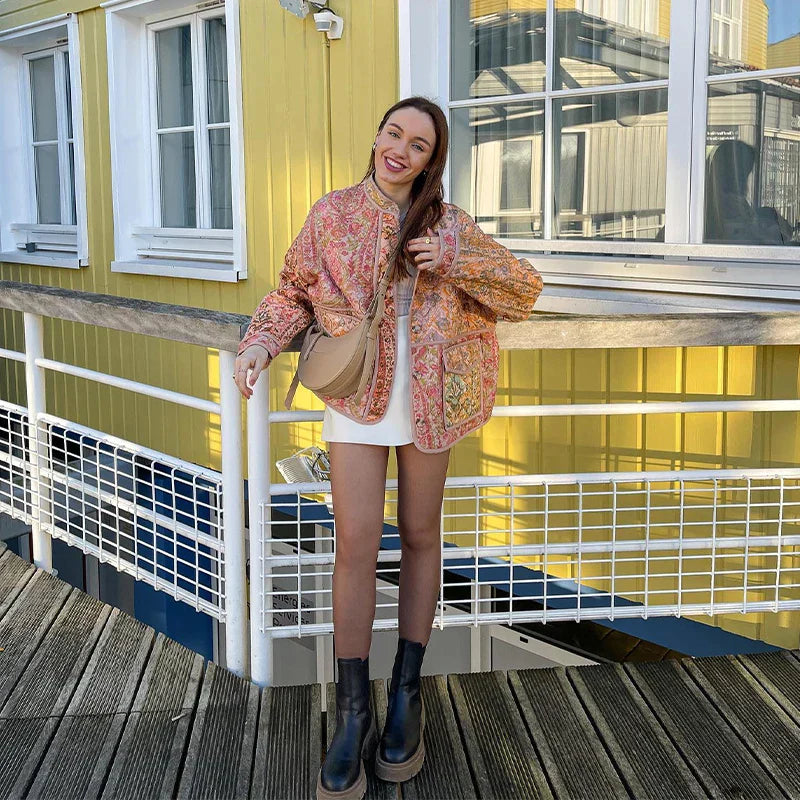 Sophie | Chic Printed Jacket with Elegant Design