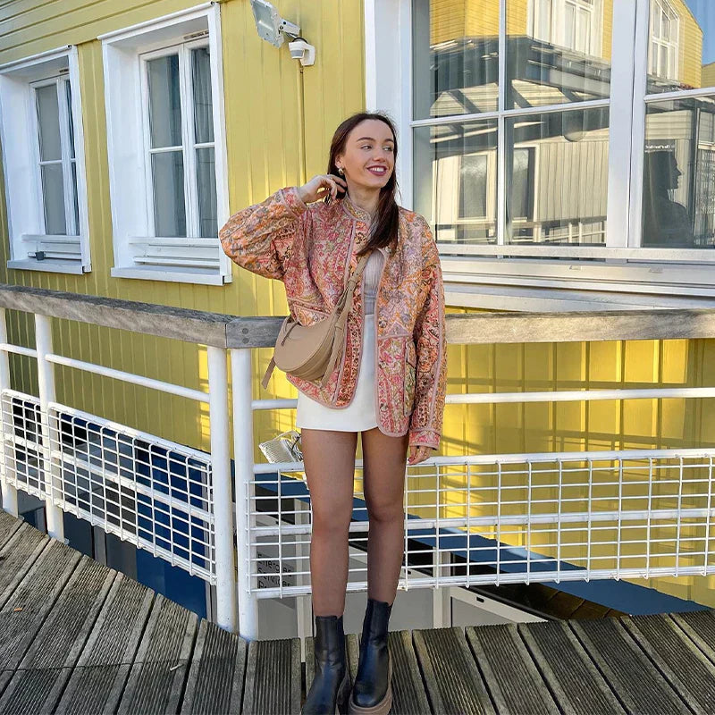 Sophie | Chic Printed Jacket with Elegant Design