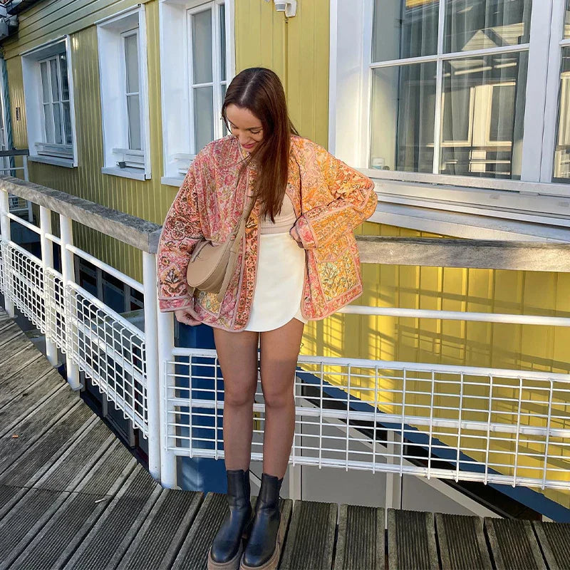 Sophie | Chic Printed Jacket with Elegant Design