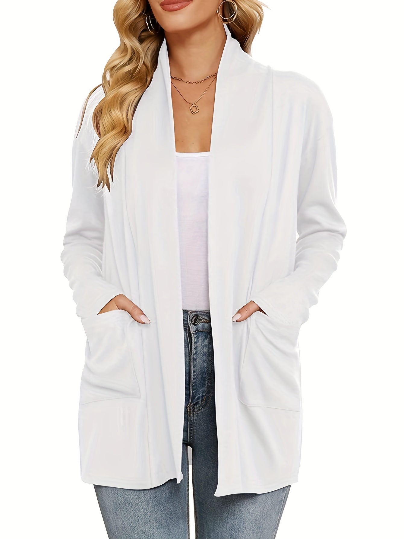 Sophie | Cozy Chunky Knit Cardigan with Long Sleeves and Open Front