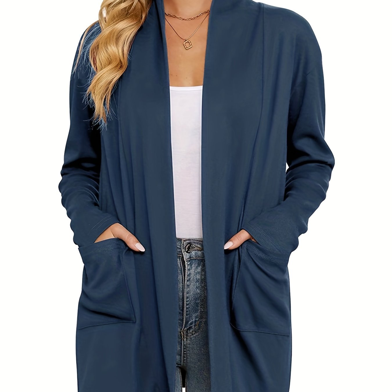 Sophie | Cozy Chunky Knit Cardigan with Long Sleeves and Open Front