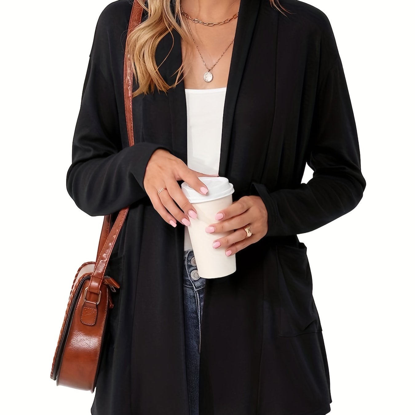 Sophie | Cozy Chunky Knit Cardigan with Long Sleeves and Open Front