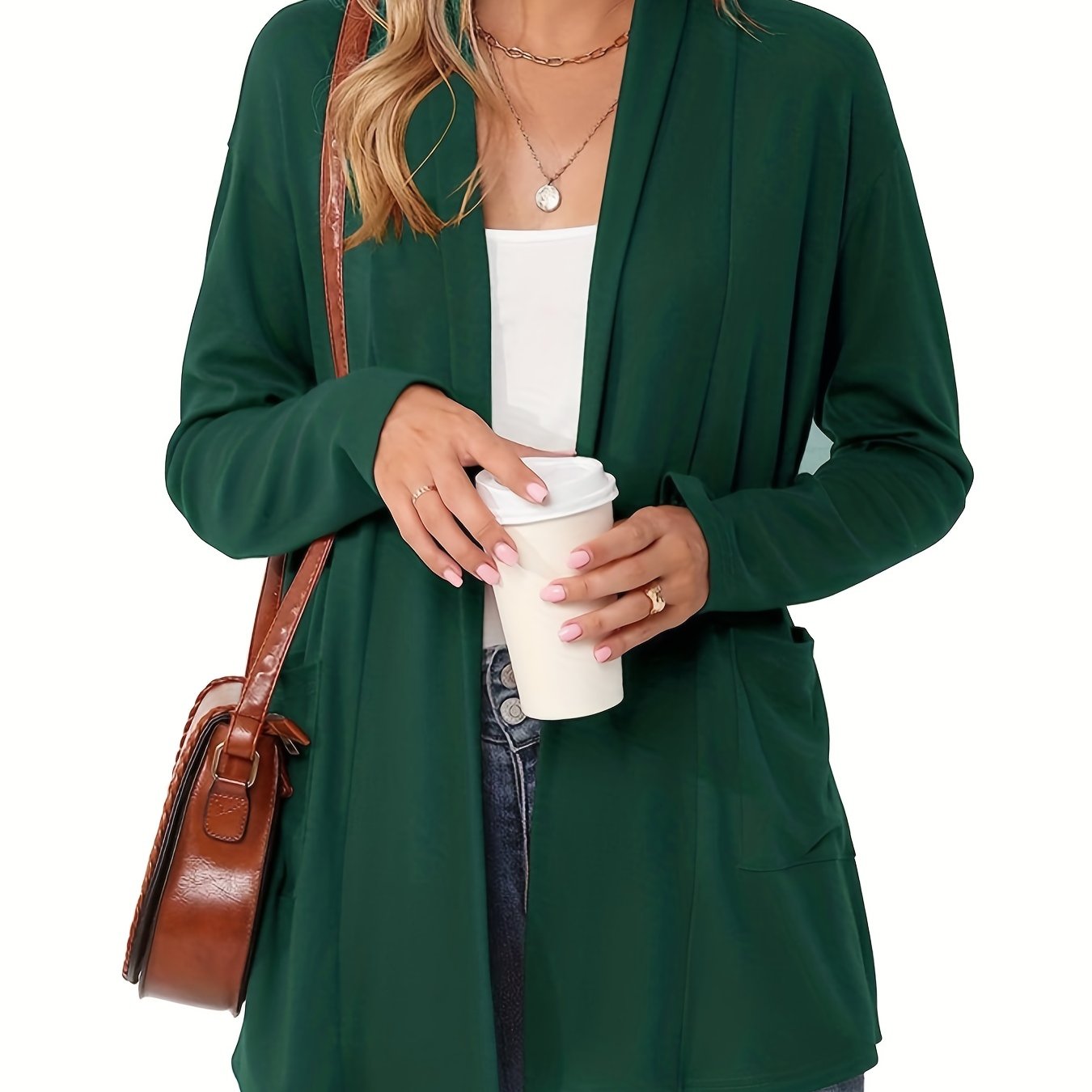 Sophie | Cozy Chunky Knit Cardigan with Long Sleeves and Open Front