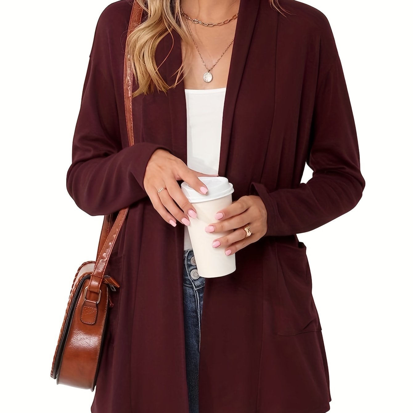 Sophie | Cozy Chunky Knit Cardigan with Long Sleeves and Open Front