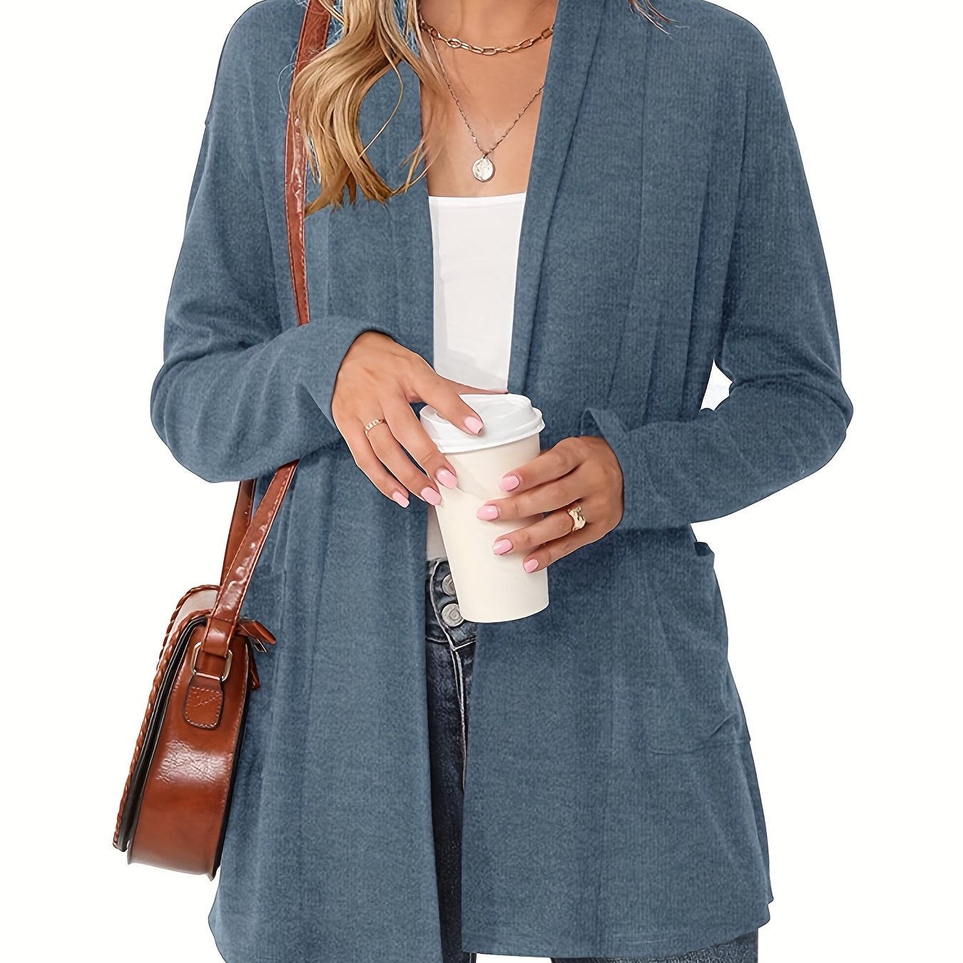 Sophie | Cozy Chunky Knit Cardigan with Long Sleeves and Open Front