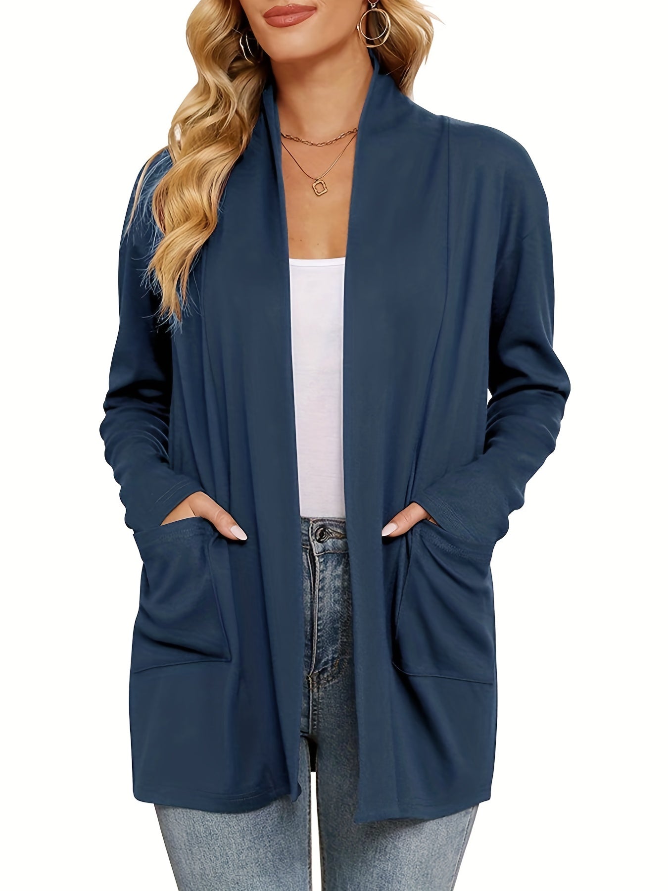 Sophie | Cozy Chunky Knit Cardigan with Long Sleeves and Open Front