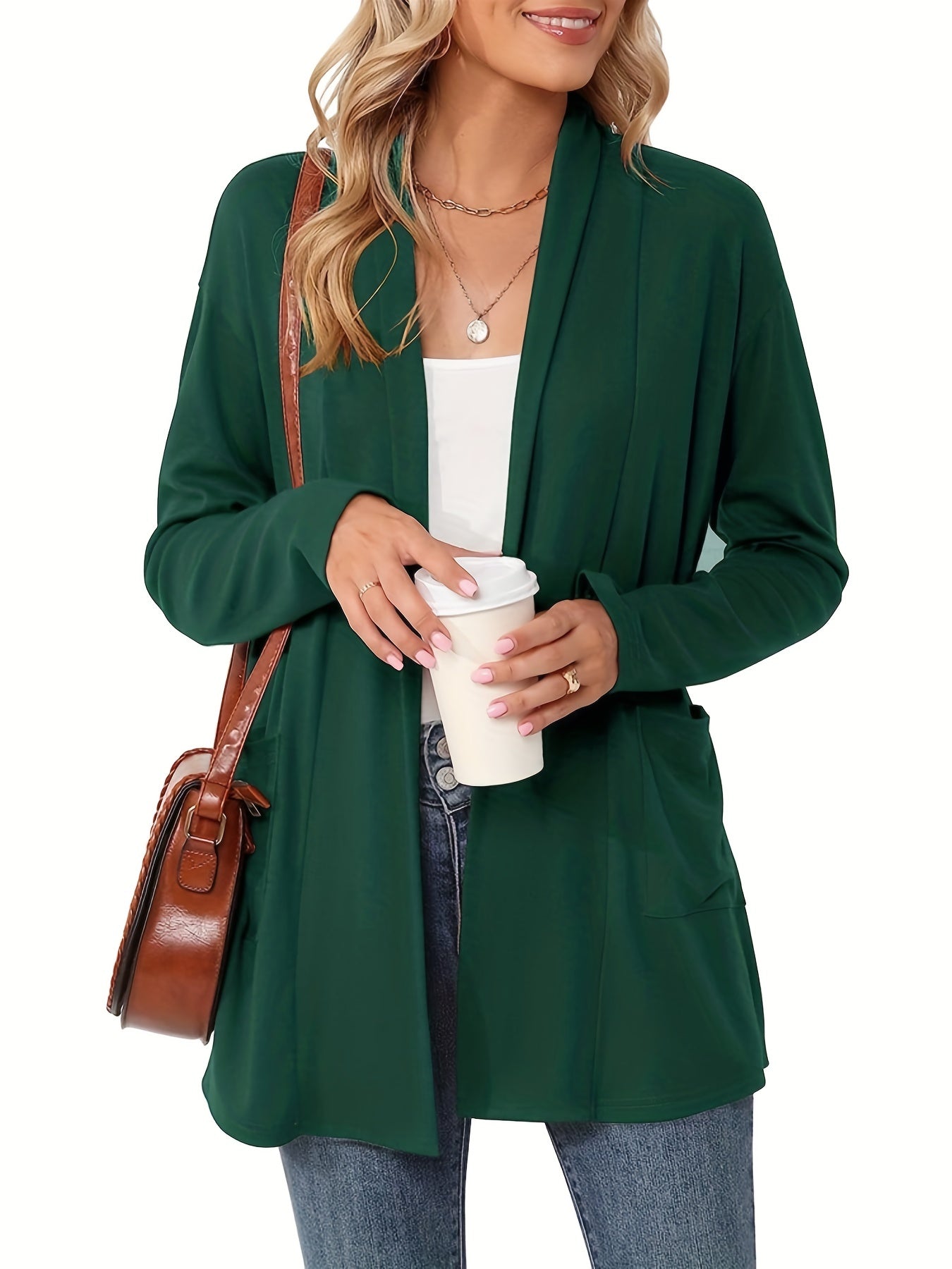 Sophie | Cozy Chunky Knit Cardigan with Long Sleeves and Open Front