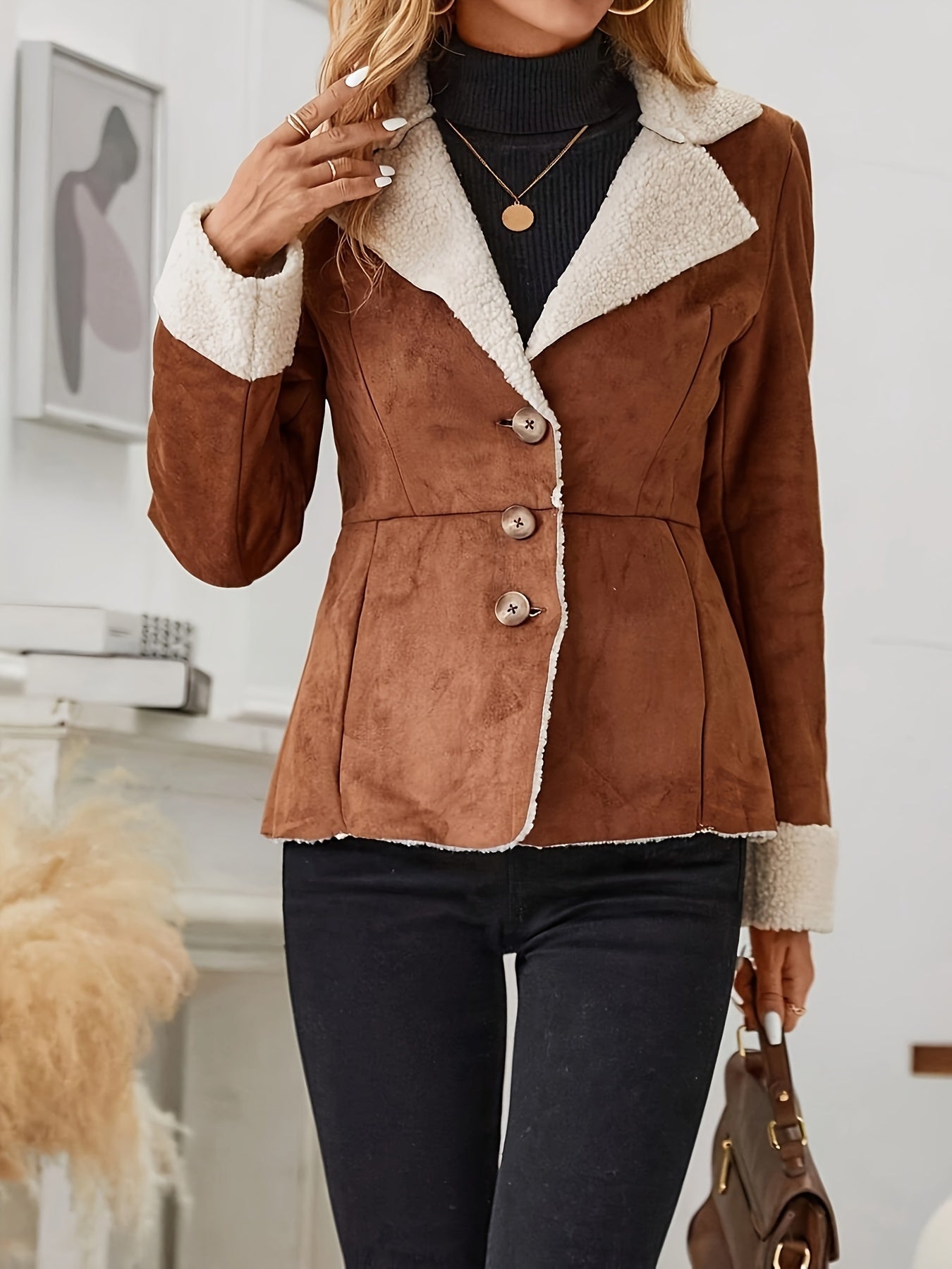 Sophie | Faux Fur-Collared Thermal Jacket