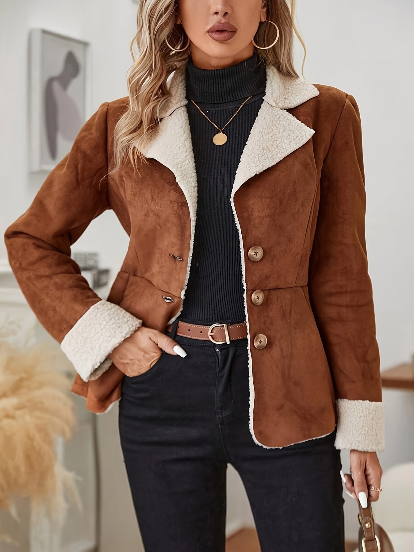 Sophie | Faux Fur-Collared Thermal Jacket