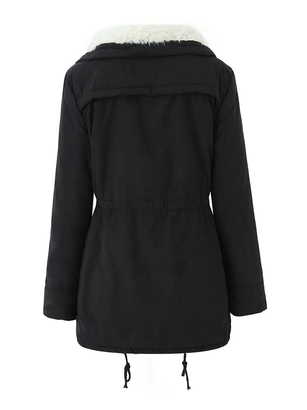Sophie | Cozy Faux Fur Zip-Up Jacket with Adjustable Drawstring Waist