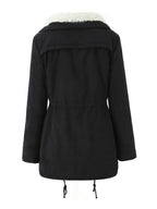 Sophie | Cozy Faux Fur Zip-Up Jacket with Adjustable Drawstring Waist