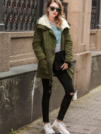 Sophie | Cozy Faux Fur Zip-Up Jacket with Adjustable Drawstring Waist
