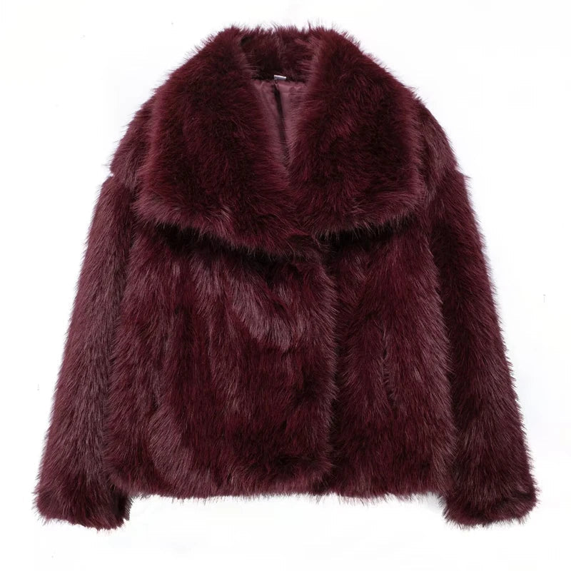 Sophie | Women's Luxurious Soft Fur Coat