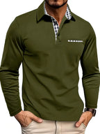 Stefan | Men's Long Sleeve Polo Shirt