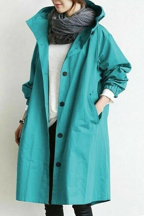 Stella | Women's Hooded Button-Up Windbreaker