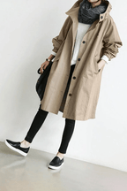 Stella | Women's Hooded Button-Up Windbreaker