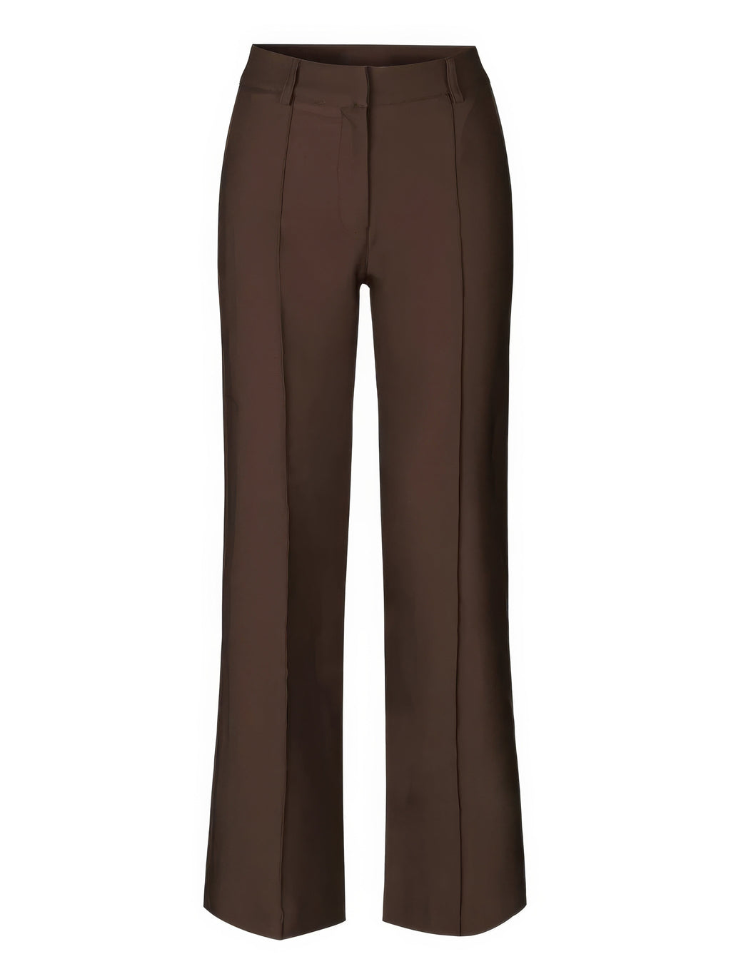 High-Waisted Wide Leg Trousers for Women with Pockets and Belt Loops