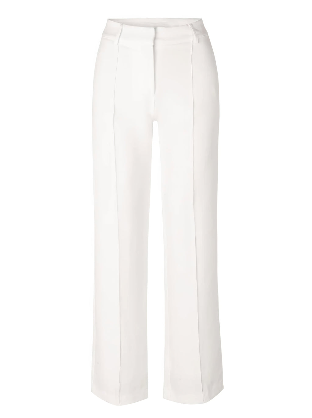 High-Waisted Wide Leg Trousers for Women with Pockets and Belt Loops