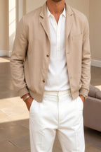 Teun | Versatile Casual Suit Jacket with Lapel Collar